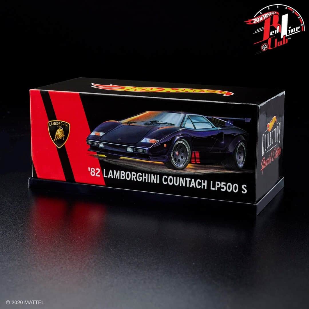 Hot Wheelsさんのインスタグラム写真 - (Hot WheelsInstagram)「🔥Hot Commodity 🔥: This blacked-out Lamborghini Countach LP500 S is the exotic car of our dreams. Available 5/5 for Red Line Club members. #hotwheels」5月4日 4時00分 - hotwheelsofficial