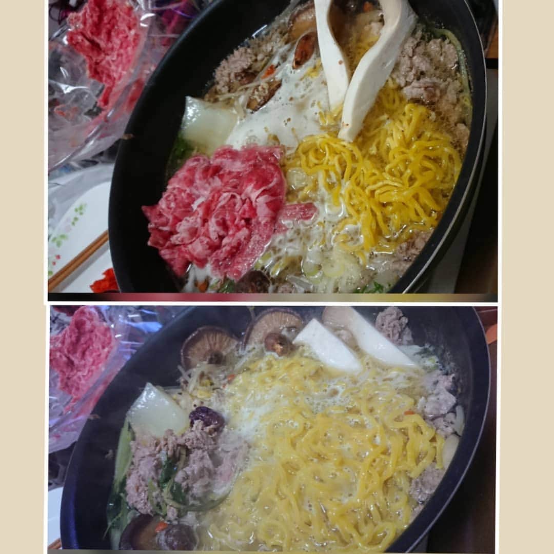 松浦麻里奈さんのインスタグラム写真 - (松浦麻里奈Instagram)「ラムしゃぶ専門店 銀座で２０年の 【ラムしゃぶ金の目】で、「ラムしゃぶセット」 をお取り寄せ～したよ💞😊💞 公式アカウント→→( @ginzakinnome)  野菜とご飯を準備して、 さっそく夜ご飯は、しゃぶしゃぶ🌃🍴 お店の味を家で楽しめる～❣❣❣ . . セット内容は↓🐼 ================== ラム肉しゃぶしゃぶ　600g（300g×２） ラムしゃぶ金の目オリジナルたれ300ml 薬味　すりおろし玉ねぎ30g  もみじおろし30g、カット長ネギ30g ラムしゃぶ金の目たまご麺：150g×2個 薬膳セット ================== . . 600㌘意外と満腹🙆✨ 臭みもなく、金の目のタレで美味しく頂きました★ ゴマだれでも美味しかった(*´﹃｀*) 薬膳セットも入ってて、更に美容に良さそう！ . . ▼ラム肉は脂身が少ない ラム肉は良質な蛋白質！ 特にＬ－カルニチン（アミノ酸の一種）が豊富で、 体内脂肪が燃焼を促進(´✪ω✪`) ダイエットに最適な肉で、基礎代謝を高める( ⁎ᵕᴗᵕ⁎ )  〆の拉麺は、ラムと一緒に⤴⤴ しゃぶしゃぶのダシがいい感じで 美味しいスープになったわ😁✨ . . . #健康 #美容 #ラム肉 #しゃぶしゃぶ #金の目 #お取り寄せ #通販 #ラムしゃぶ #pr #コラボベース #ラム #ラムしゃぶ金の目 #銀座 #池袋 #新宿 #東京グルメ #お取り寄せグルメ #お店の味をご家庭で #ダイエットグルメ #ダイエット #diet #beautiful #beauty #美容好き #お腹いっぱい #dinner #lunch #お肉大好き #foodnetwork」5月4日 5時43分 - ay114.831m