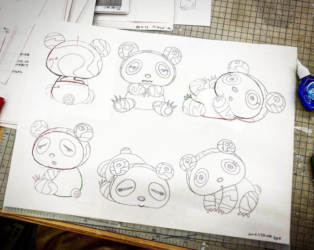 村上隆さんのインスタグラム写真 - (村上隆Instagram)「Ko_PANDA as Little panda」5月4日 9時27分 - takashipom