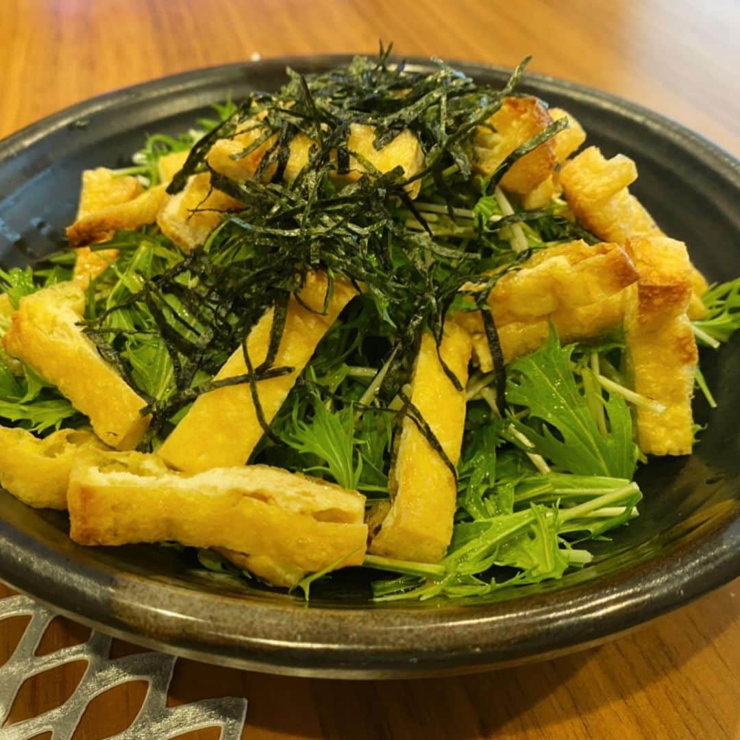 保田圭さんのインスタグラム写真 - (保田圭Instagram)「昨日の晩ご飯♡揚げ出し豆腐は主人のリクエスト。　#ブログも見てもらえたら嬉しいです」5月4日 10時05分 - keiyasuda1206
