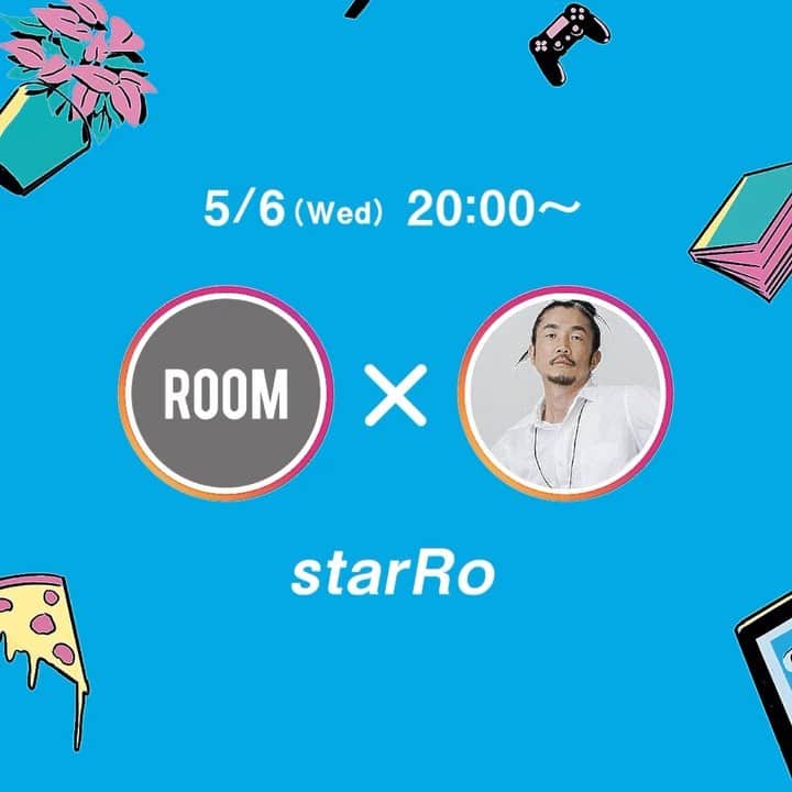 room onziemeのインスタグラム：「•﻿ 📸👥📸﻿ ﻿ ご視聴ありがとうございました！﻿ 次回アーティストはコチラ🔥﻿ ﻿ - STAYROOM -﻿ ﻿ ROOMが提供するアーティストとリスナーをつなぐ新たなカタチ﻿ ﻿ ROOMとアーティストによる﻿ Instagram コラボLIVE配信﻿ ﻿ 普段見れないアーティストの﻿ 裏側や素顔を深掘りして新たな発見を！﻿ ﻿ --------------------------------------------﻿ ﻿ vol.10/  5/6 (Wed) 20:00〜﻿ ﻿ 【starRo ﻿ @starro 】 ﻿ Jazzyなコードワーク、Hip Hop/R&B/Afrobeats/Trap/House/Ambient/Indies Rockなど様々なジャンルを全て消化したジャンルレスなスタイルで独自の音楽を生み出す、UPROXX誌曰く、「恐らく、本当の意味でグラミーにノミネートされた最初のSoundCloud発プロデューサー」。﻿ ﻿ 2010年からJanet JacksonなどのリミックスなどでーSoundCloudで頭角を現し、2013年Gold Link, Tom Mischなどを排出したネットレーベルSoulectionと契約。1ヶ月で300万再生を記録したFrank Ocean Remixなどのリミックスワークだけにとどまらず、インストトラック、シンガー・ラッパーをフィーチャーしたオリジナル楽曲提供、最近ではPOPS研究会名義で自身がボーカルも務める一人バンドプロジェクト、DJなど、活動スタイルも多岐にわたる。﻿ ﻿ ロックバンドを髣髴させるエネルギッシュなアクションと楽器演奏を織り交ぜた独特のライブスタイルも注目を集めており、Soulection FounderのJoe Kayから”間違いなくこれまでのベストアクト”と評される。Anderson Paakの欧州ツアーサポート、Chet Faker, Little Dragonの北米ツアーサポート, Joey BadA$$, Kaytranada, DJ Premier, Flume, Giraffage, Gold Linkなど数々の共演、各種フェスティバルの出演、自身の世界アーなど、パフォーマーとしての地位も磐石なものにしている。﻿ ﻿ 2017年グラミー賞最優秀リミックス部門にノミネートされた以降は、商業音楽のプロデューサーも経て、2019年に日本帰国。音楽活動の傍ら、執筆やワークショップ、支援活動を通して日本のインディーズアーティストの活性化のための活動にも従事している。﻿ ﻿ ﻿ 【 MC: Teteyan  @teteyan 】﻿ ﻿ ROOMが展開する番組「hu-do」のメインパーソナリティを務め、「ZIPANGU ONIGIRI」のクリエイター。﻿ ﻿ 大手アパレルで10年勤め上げ、突如飲食業内にコンバートした彼は、made in Japanを愛し、お笑いを愛し、人に愛される大男。﻿ ﻿ 夢で神のお告げを受け、おにぎり作りをスタートさせ冒頭記載の「ZIPANGU ONIGIRI」をブランド化する事に成功。﻿ ﻿ さらにアーティストやクリエイターが夜な夜な足繁く通う大阪の卓球バー「THE BAR」の店主も務め、気さくでみんなから愛されるキャラクターを目当てに足を運ぶファンも少なくない。﻿ ﻿ --------------------------------------------﻿ #room_jp #stayroom #starRo」