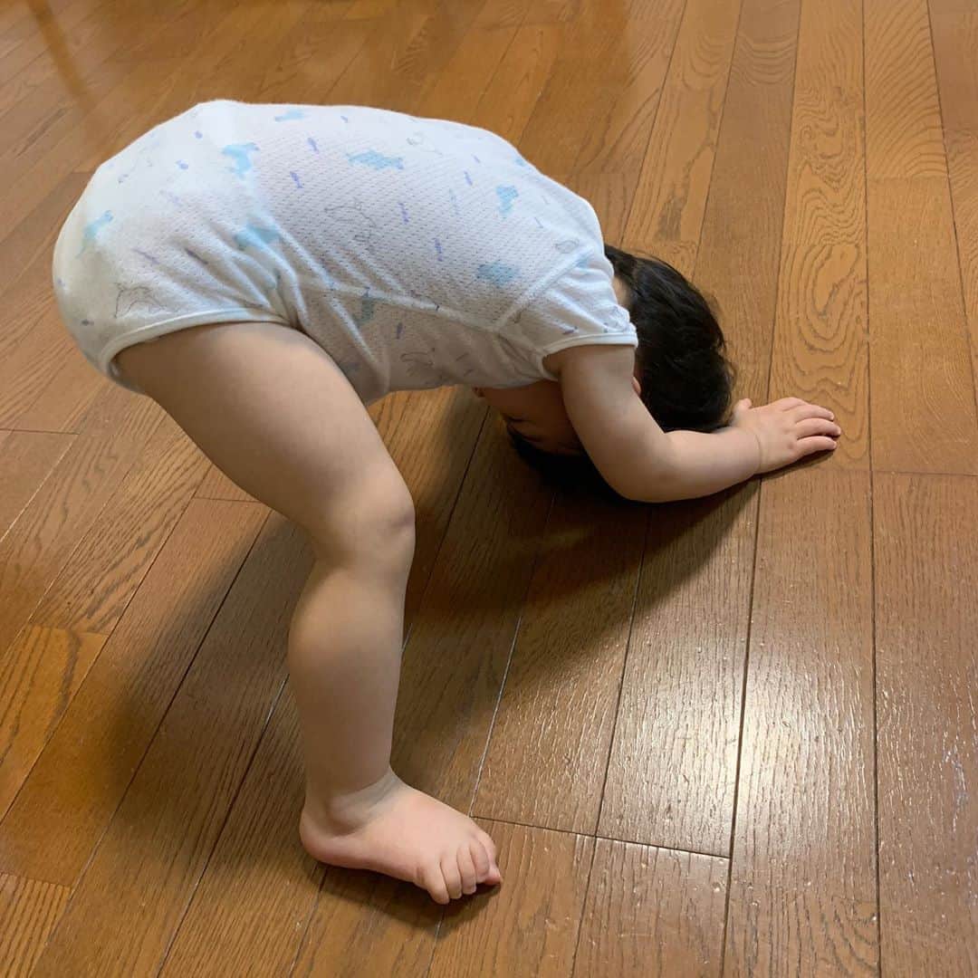 百千糸のインスタグラム：「逆さまの世界はどうですかー？」