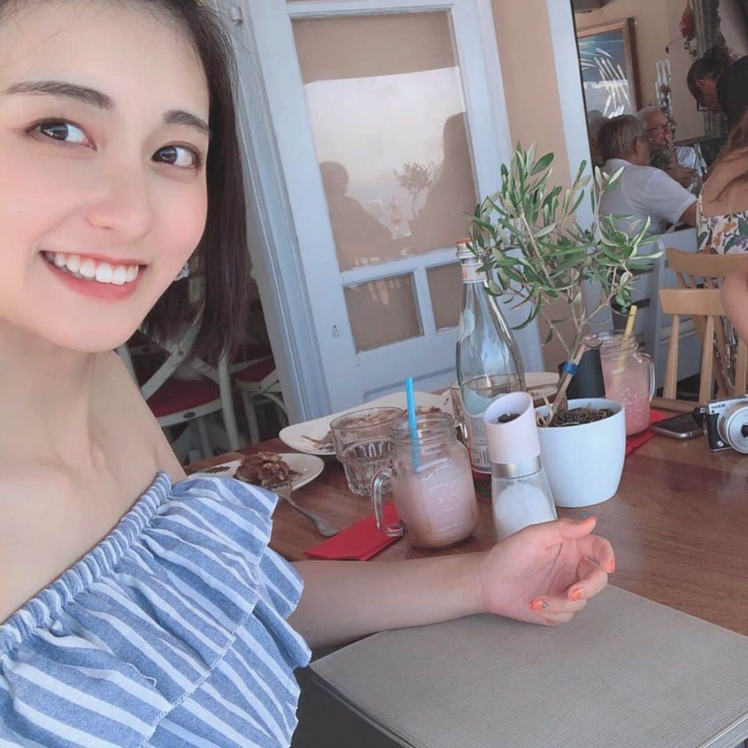 塩見珠希さんのインスタグラム写真 - (塩見珠希Instagram)「今日は鱈のソテーととろろかき玉汁作りました。とろろかき玉汁は母の味です。最高に美味しかったです。嬉しいね！ ・ #ギリシャ #レストラン #全部 #美味しかった #外出自粛で #思い出投稿」5月4日 20時20分 - _shiomi6