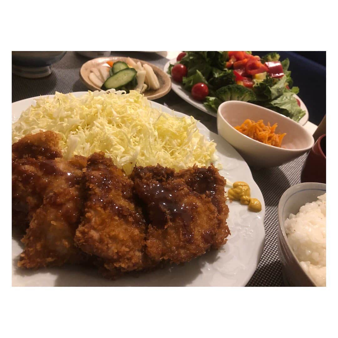 柳野玲子のインスタグラム：「栄養たっぷりメニュー😋✨ #晩ご飯の献立 #お料理 #最近のご飯 #野菜たっぷり #栄養満点」