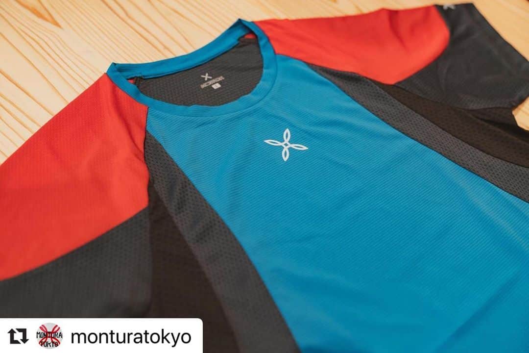 のインスタグラム：「#Repost @monturatokyo with @make_repost ・・・ New Item❗️ 「Spirit 2 T-Shirts」 メインに帝人のデルタピークを使用(吸水速乾&UVカット&アンチピリング) 肩や脇にはハイストレッチと通気性抜群の生地を2種類配置。  トータル3種類の生地を組み合わせたハイパフォーマンスTシャツです🤣  モンチュラならではのこだわり抜いたウェアはいかがですか？  Montura Tokyoは休業中です🙇‍♂️ プロフィール欄よりECサイトをご利用ください👍  MONTURA TOKYO 〒101-0052 千代田区神田小川町3-14-3 03-5577-6820  #モンチュラ #montura #monturatokyo #登山 #山#mountain #トレッキング #trekking #クライミング #climing #アウトドア #outdoor #アルパイン #alpine #ラン #runnning #アウトドアウェア #神保町 #monturatokyo」