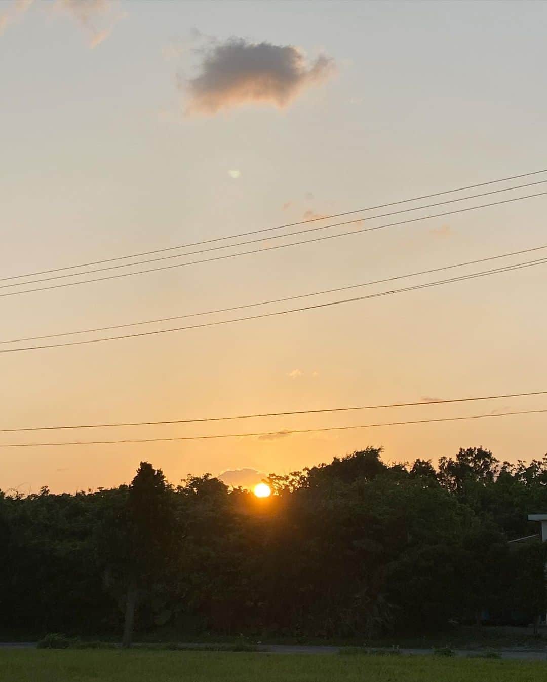 柴田紗希さんのインスタグラム写真 - (柴田紗希Instagram)「これは朝日 朝日も夕日も大好き 今は特に朝日をじーーーと眺めたい気持ちです。 日の光って本当に不思議なほどにパワーを感じるよね そして月は不思議なほどに神秘的な気持ちになる 自然って、地球って、本当かっこえーなーと🌿 あらそう話していたら曇りから日が入ってきた今☺️」5月4日 16時40分 - shibasaaki