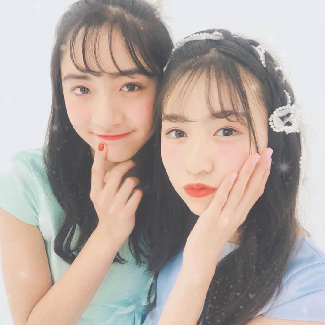 ニコ☆プチのインスタグラム：「🧚‍♀️🧚‍♂️ プリンセスえこみー👸💚💙 . . . #石山えこ  #入江美沙希  #えこみー #ぴちぴー🍑」