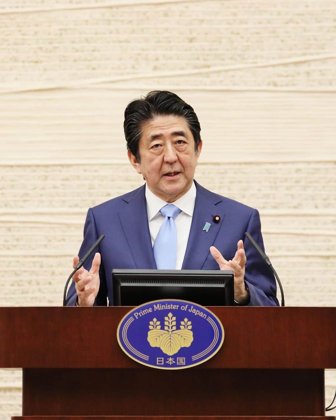 首相官邸のインスタグラム