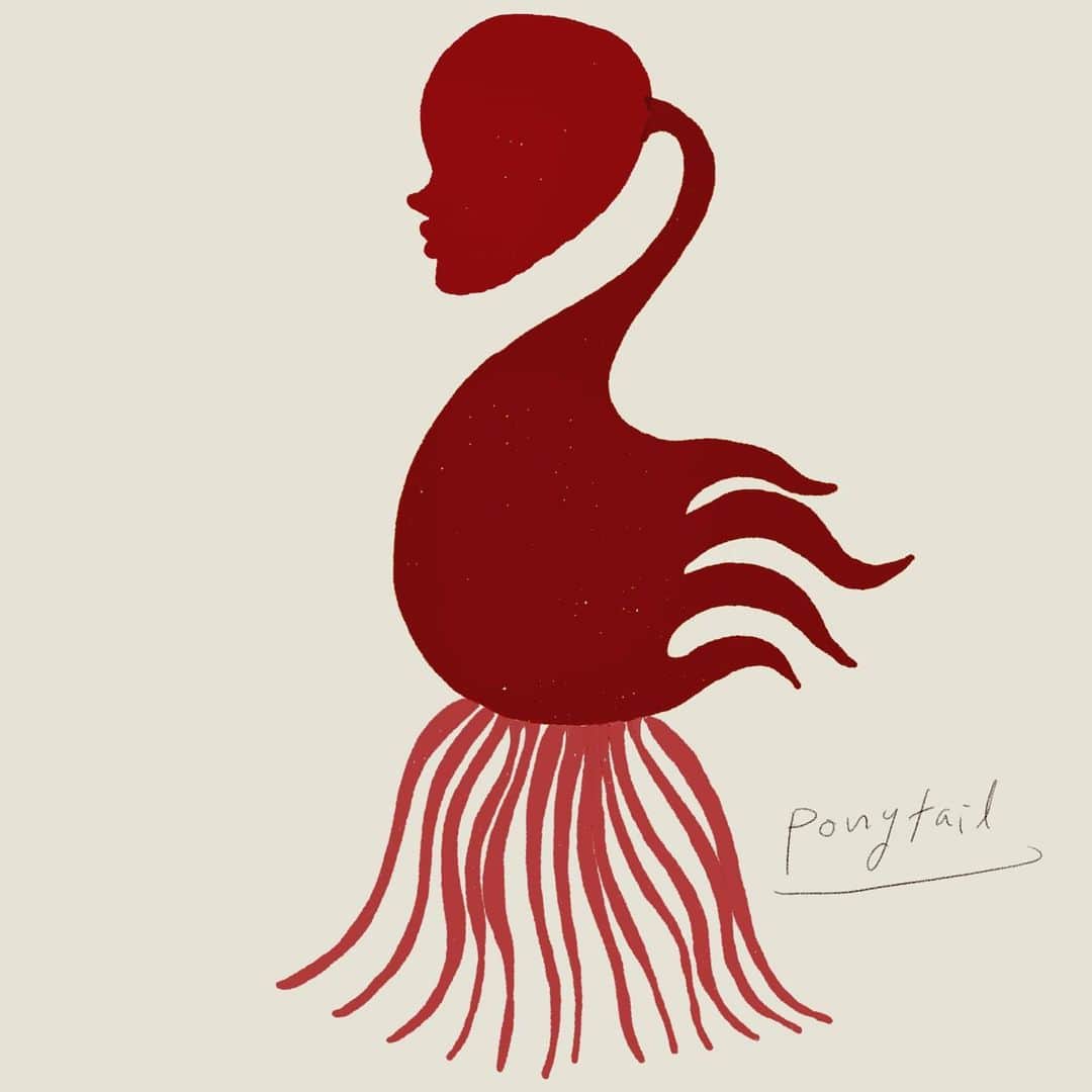 のインスタグラム：「新種 #newplant #ponytail」