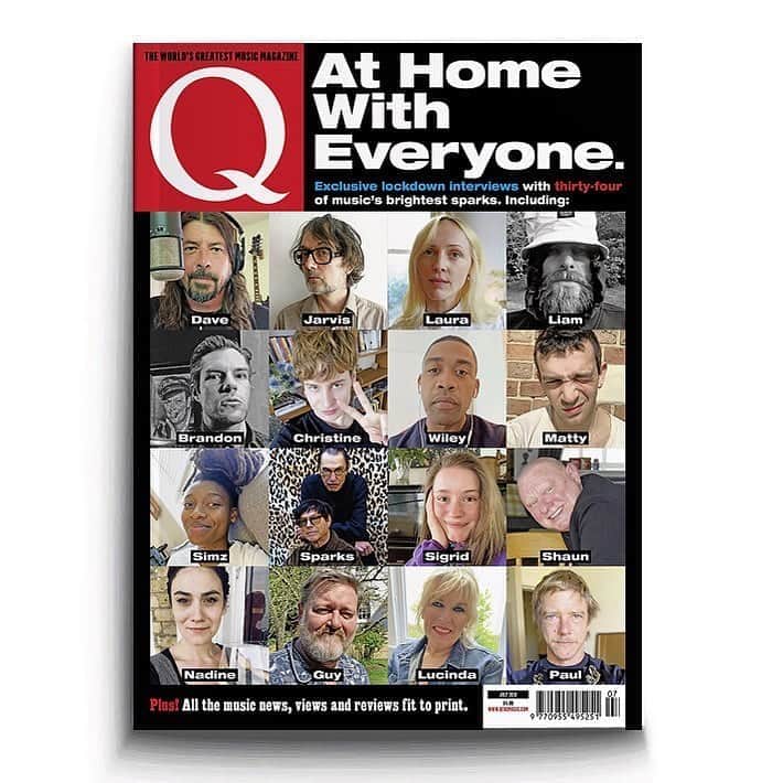 フー・ファイターズのインスタグラム：「Checking in with @qmagazineuk in their new issue. 🤘 Get your copy are link in bio.」