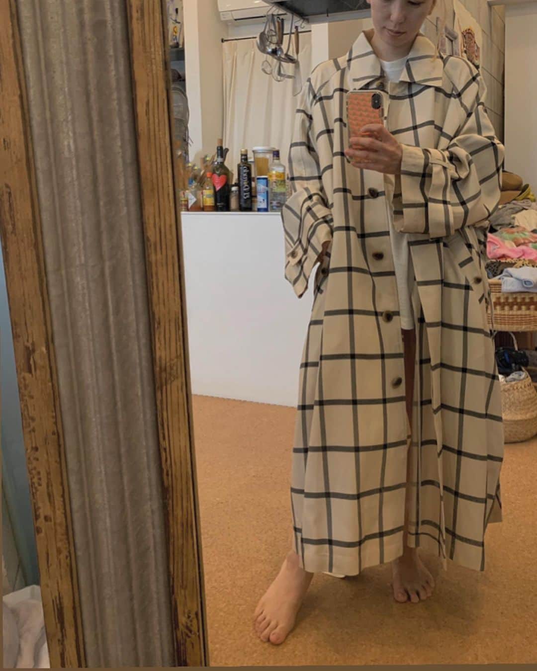 nanako itoのインスタグラム：「@rito_official_77 の素敵なお洋服届きましたがなかなかお外に来て行けないので家で着てみました🌙 . セットアップで着て出かけたい〜 . @rito_official_77 🙏🏻✨ #ritoofficial」