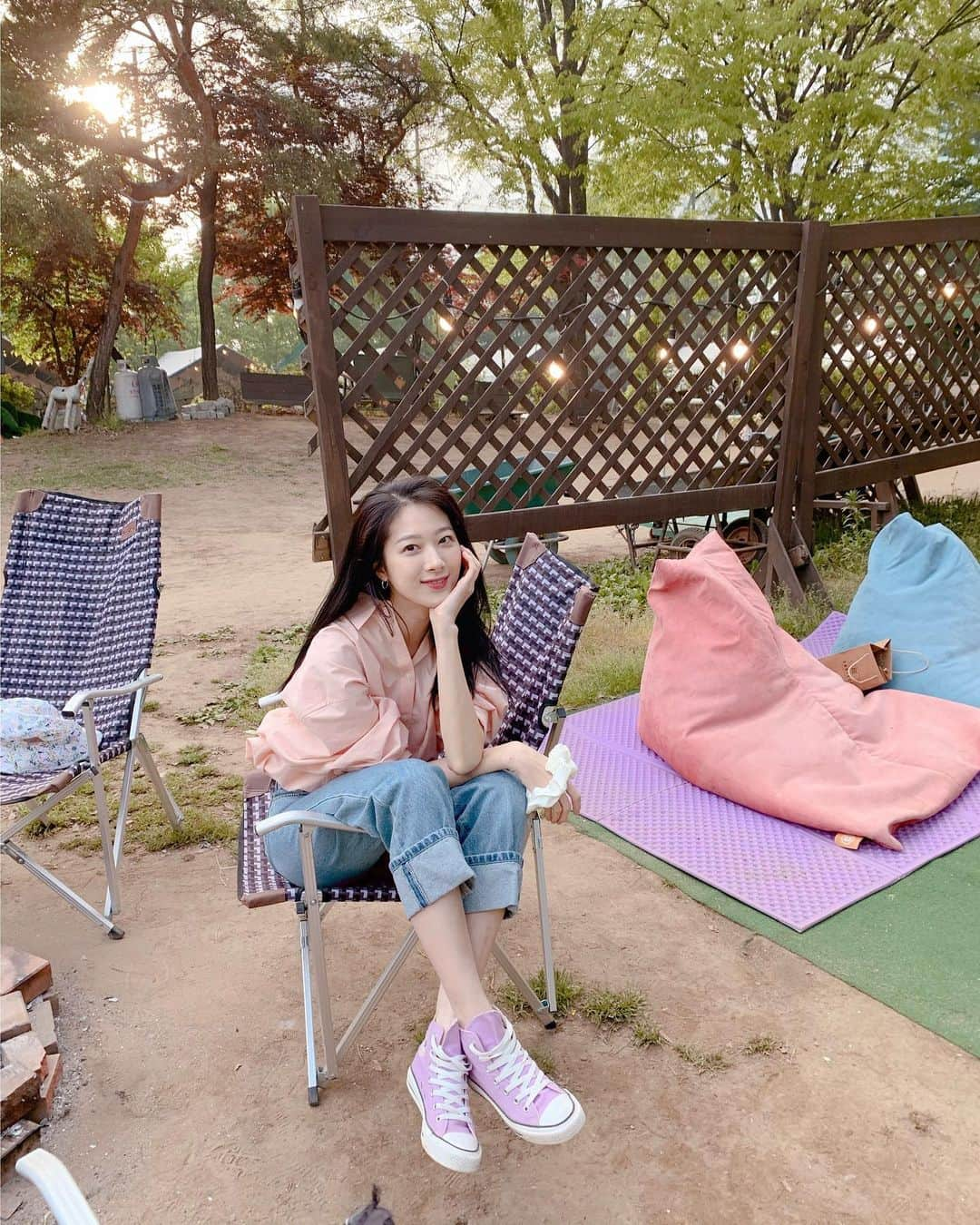 ミナ さんのインスタグラム写真 - (ミナ Instagram)「🌸💓✨👚🐷🎀⛺️🙈」5月5日 15時21分 - blossomh_