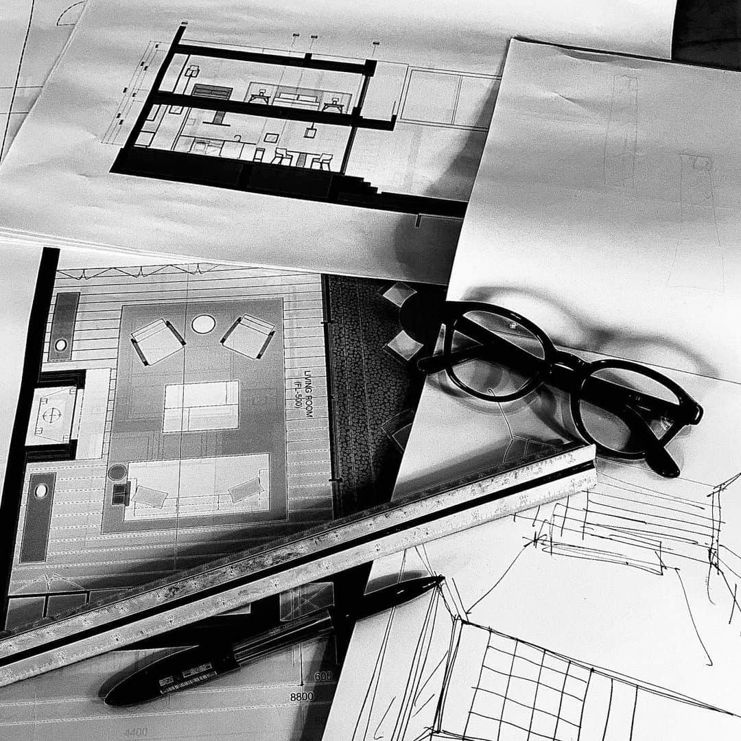 片山正通さんのインスタグラム写真 - (片山正通Instagram)「某物件、考え中。@ 自宅 Working on an ongoing project. @ home #interiordesign #ongoingproject」5月5日 15時25分 - masamichi_katayama