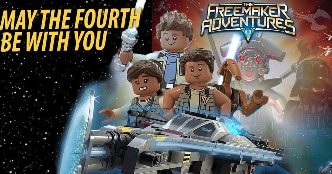 ユージン・バードのインスタグラム：「From my #StarWarsFreemakerFamily to yours. One of the best experiences ever. #maythe4thbewithyou always #legostarwars #thefreemakeradventures #disneyplus」