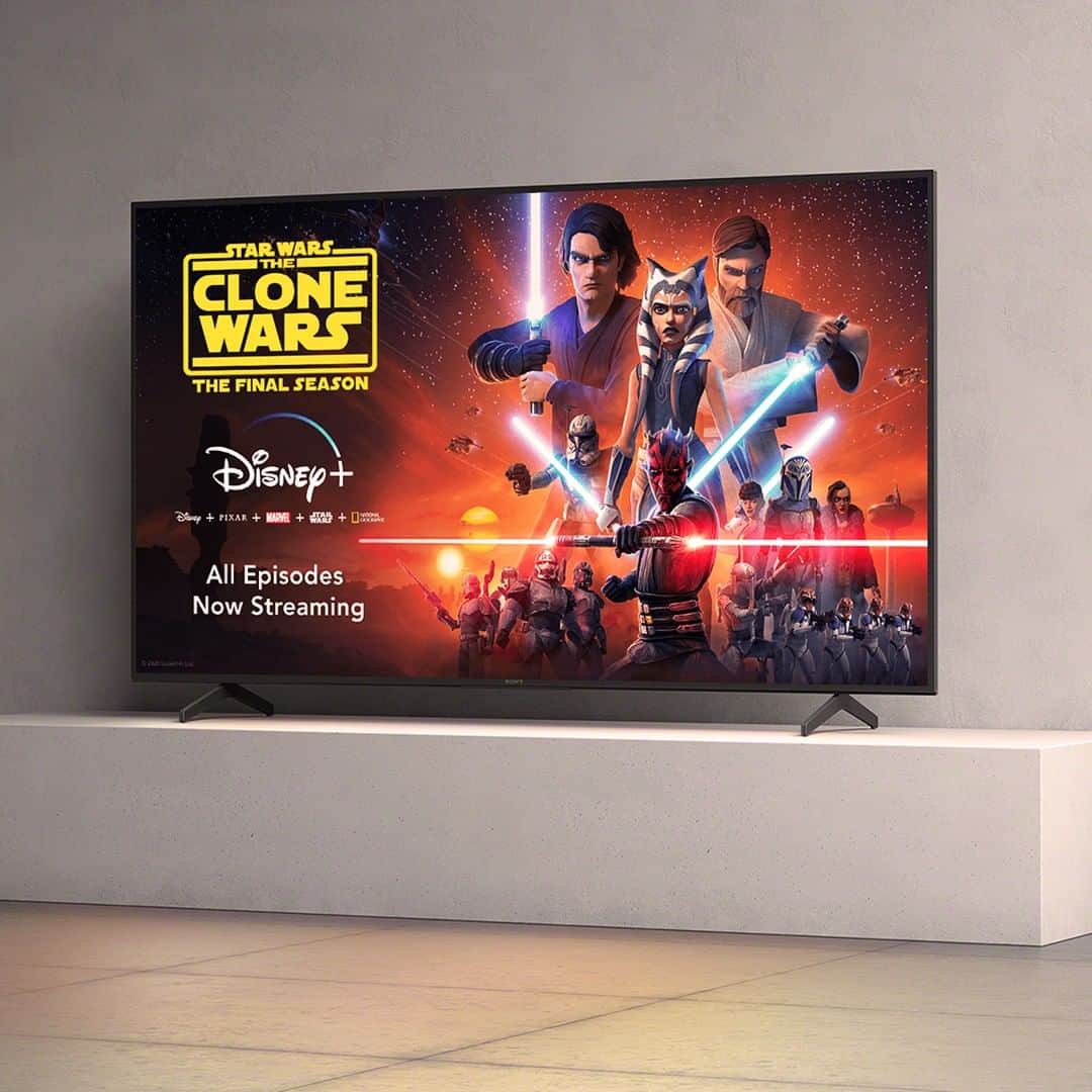 sonyさんのインスタグラム写真 - (sonyInstagram)「It’s all been leading to this. Watch #StarWars: The Clone Wars’ final season unfold with more color and contrast. #DisneyPlus ( #Sony4K HDR X800H HDR LED Smart Android TV.)」5月5日 10時36分 - sonyelectronics
