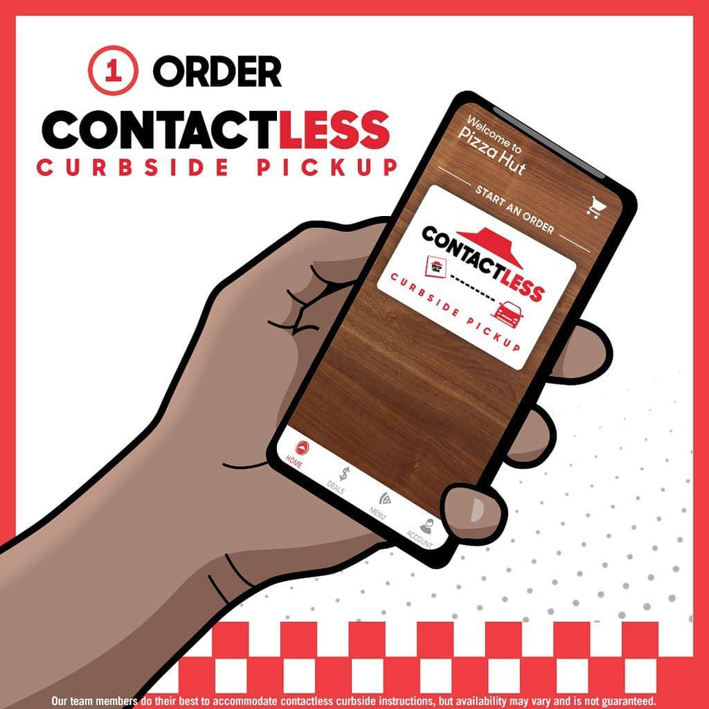 Pizza Hutさんのインスタグラム写真 - (Pizza HutInstagram)「With curbside pickup, you can stay in your car while we do the rest. Just request contactless curbside pickup during checkout.」5月6日 1時00分 - pizzahut