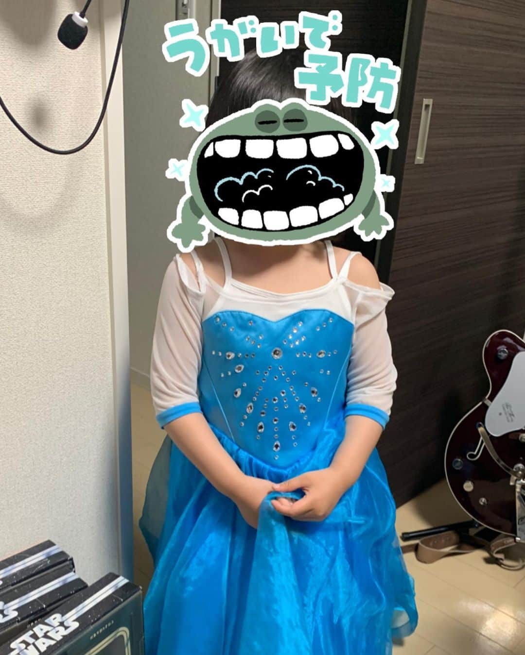 セゴリータ三世のインスタグラム：「今日の気分はエルサ！ だそうです。」