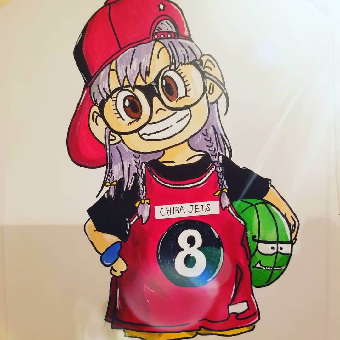 大宮宏正さんのインスタグラム写真 大宮宏正instagram アラレさん描きました 絵を描くのが日課になりつつあります バスケができる日までに画家になりませんように 5月5日 19時50分 Mahamahi8