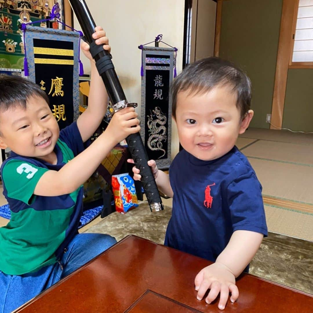 藤嶋大規さんのインスタグラム写真 - (藤嶋大規Instagram)「#こどもの日  #👦 #👶」5月5日 20時08分 - canoe_hiroki