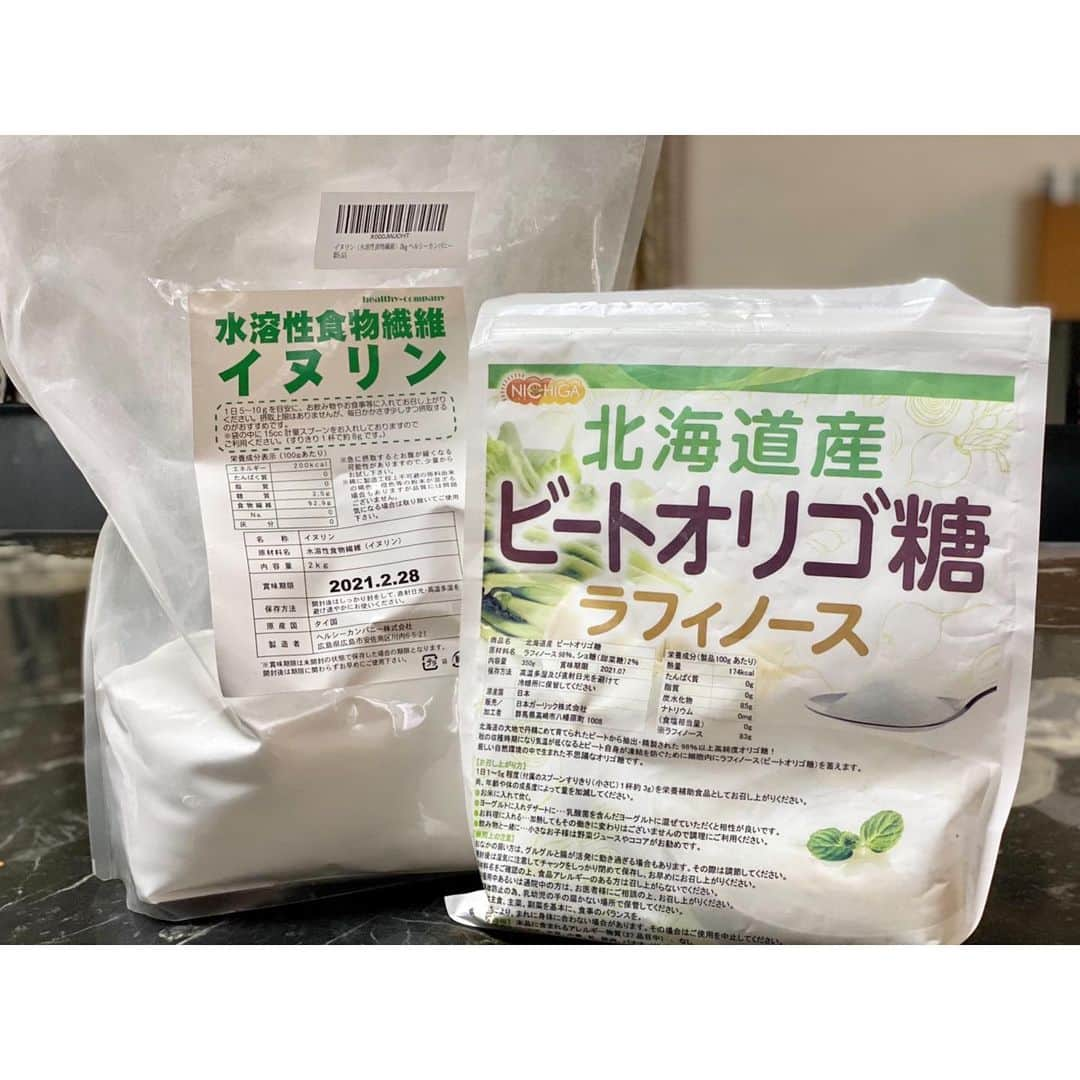 富田真紀子さんのインスタグラム写真 - (富田真紀子Instagram)「私が毎日摂取してる食物繊維🌱🌱 #過敏性腸症候群 #ずっとメンタルだからとか #プロテインが合わないからとか #食事を摂る時間が良くないとか #言われたけど  #ぜんぶ向き合って #治らなかった #これを飲むまでは #これ飲んでから #便通激変 #人生変わりました #これガチで #私的には #配分が2対1がベスト #きっと人によって違います #これで他にも良くなった #アスリート がいたら #それはもう #声出して泣く #えんえん #そんな日もある  #こどものひ」5月5日 20時14分 - makikotommy