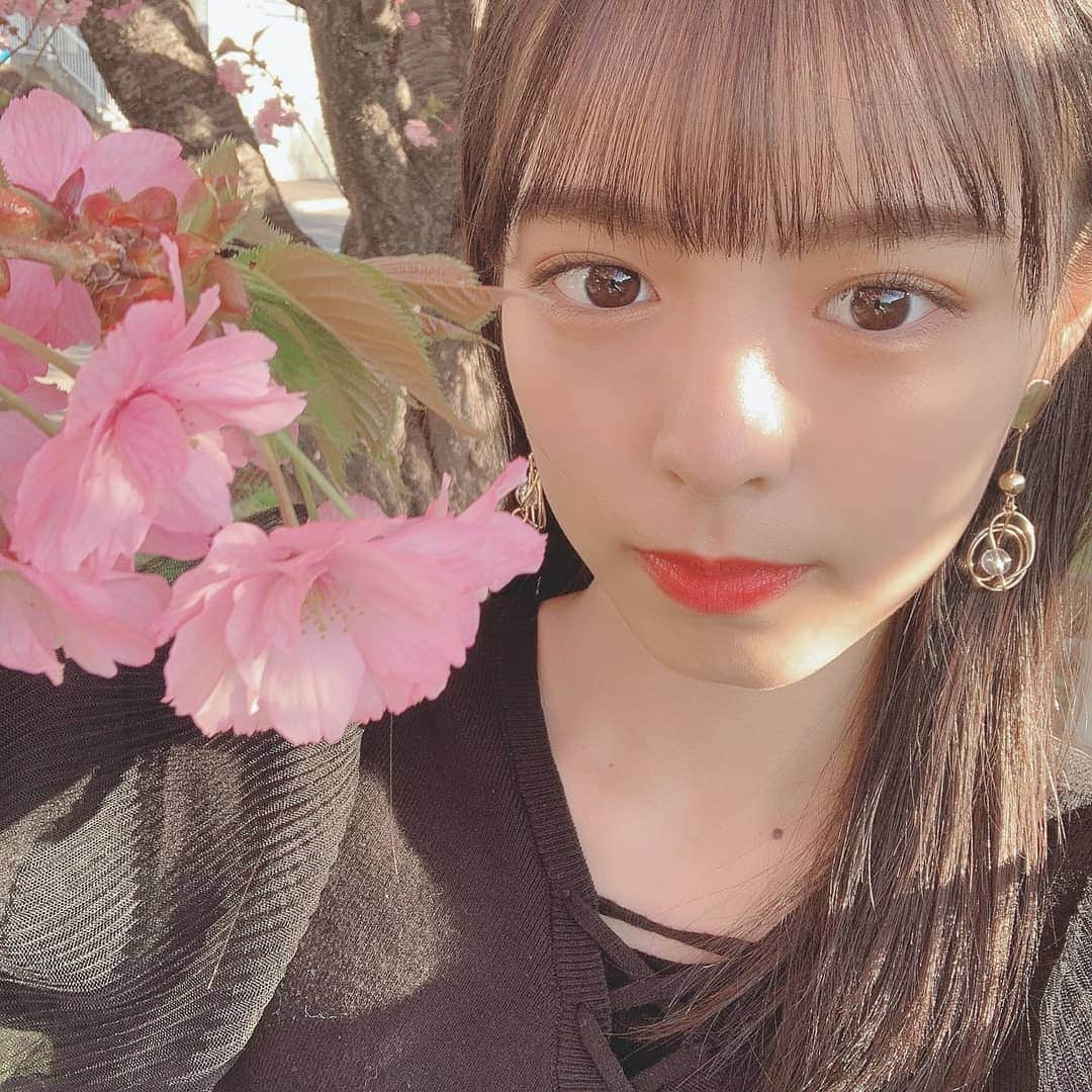 檜山奈南果さんのインスタグラム写真 - (檜山奈南果Instagram)「. 家の近くに桜咲いてた❕🌸 . instalike#instagood#l4l #桜」5月5日 21時54分 - nanaka_hiyama_official