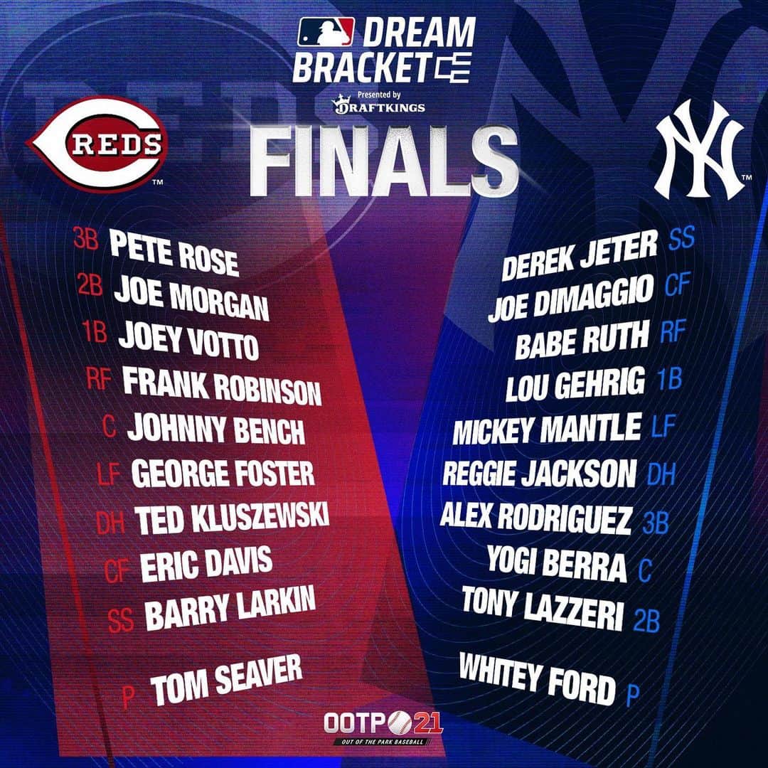 MLBさんのインスタグラム写真 - (MLBInstagram)「The final round of the Dream Bracket is set, and these lineups are stacked.  Who are you picking to win?」5月5日 22時17分 - mlb
