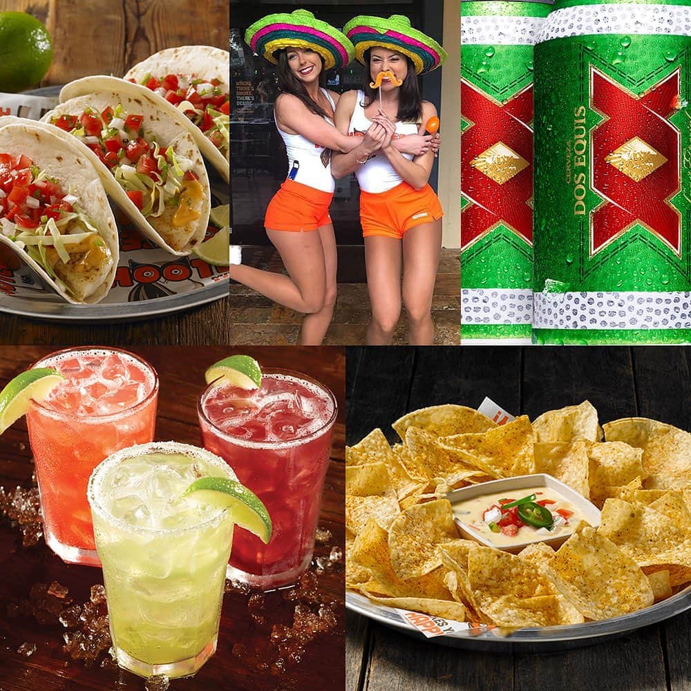 Hootersさんのインスタグラム写真 - (HootersInstagram)「Finally. A Tuesday that doesn’t suck. #CincoDeMayo AND #TacoTuesday?! Things are still a little crazy but here are cinco easy ways to Cinco: 1. Fish Tacos 2. Chips & Queso 3. Dos XX 4. Margaritas 5. All of the above cuz momma didn’t raise a wimp  Order online and use code GET10 for $10 off $30 or code GET15 for $15 off $50. Let’s fiesta! *Valid at participating locations only. Cannot be combined with other offers.」5月5日 23時29分 - hooters