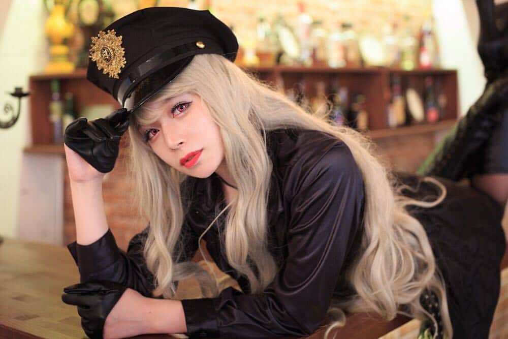 小日向楓のインスタグラム：「もう過ぎちゃったけどハロウィンの撮影楽しかった🎃  #写真 #写真好きな人と繋がりたい #ポートレート #ハロウィン #コスプレ #撮影 #撮影会 #モデル #メイク #photo #portlate #model #cosplay #make #halloween #blondehair #ledeyes #instagram #instafllow #follwme」