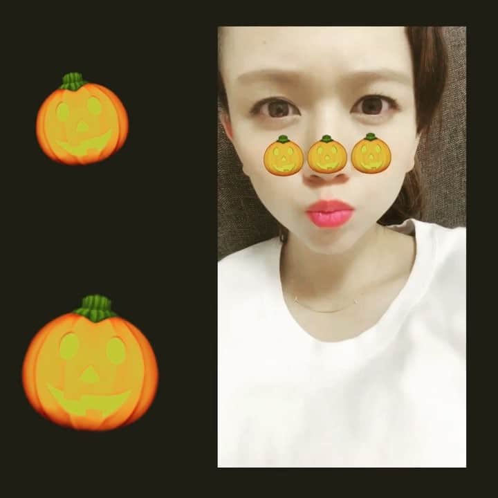 虎南有香のインスタグラム：「もうすぐカボチャの日🎃 カボチャ美味しい好き🎃」