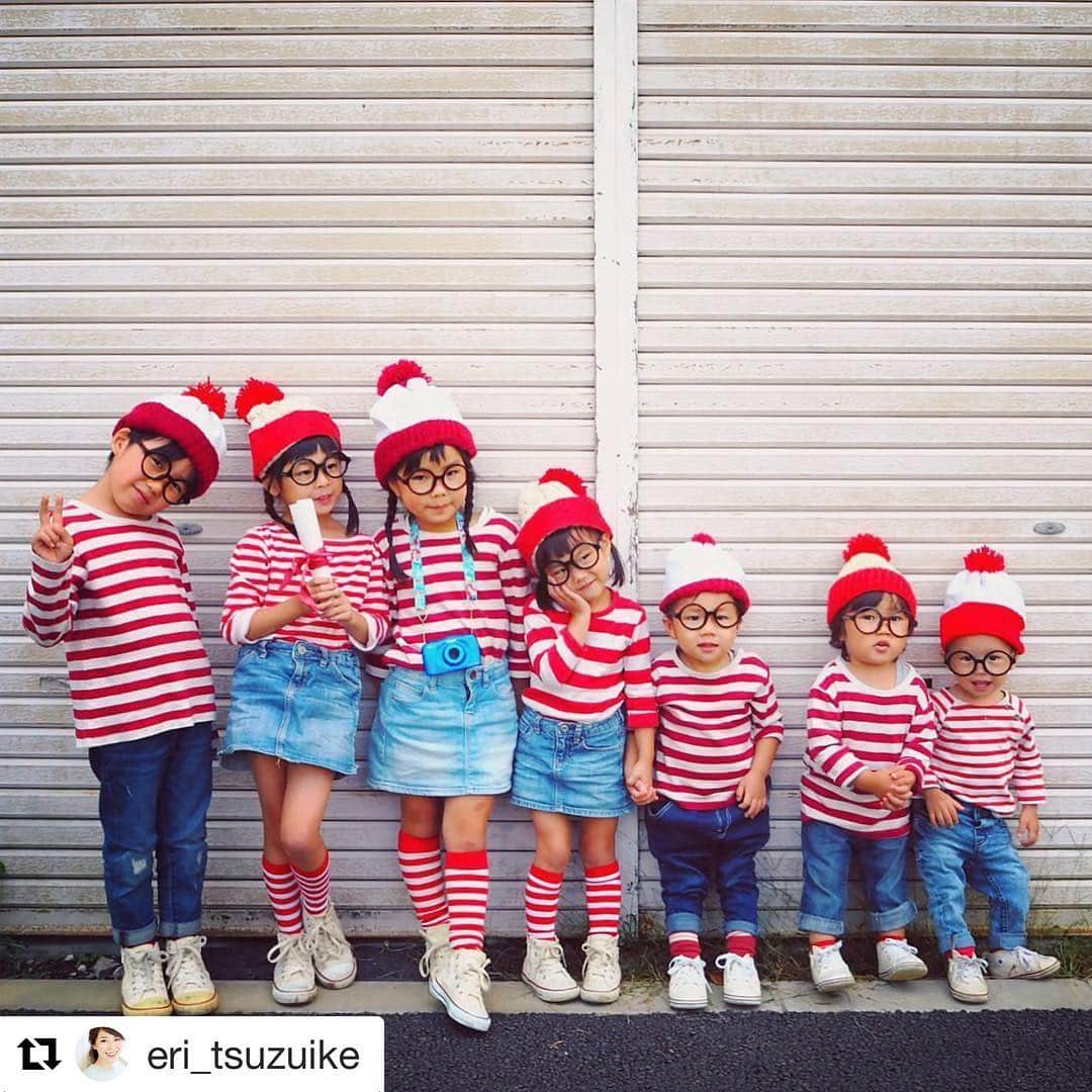 mamaPRESS -ママプレス- のインスタグラム：「🎃👻🎃 happy Halloween!! #Repost @eri_tsuzuike さんの投稿をご紹介！ ・ ・ このクオリティ😳👏✨ ウォーリーがいっぱい！ おしゃれにキマってる〜💕 ・ _____________________ ウォーリーをさがせ❣️ ･ #mamapress #ママプレス」