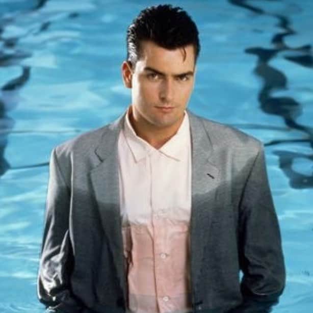 チャーリー・シーンのインスタグラム：「my one day, as a lifeguard, at the YMCA...」