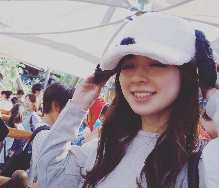 加藤未央さんのインスタグラム写真 - (加藤未央Instagram)「妹に会いに大阪へ💨 そして初のUSJ🎠🌈💛 #妹ラブ #USJ #帽子は入り口でゲットした #スヌーピー 帽です #🐾❤️」10月10日 19時56分 - mio.ka10