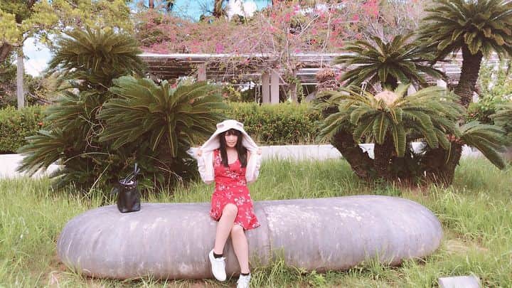 新村あかりのインスタグラム：「漫湖公園だよ😊💖」