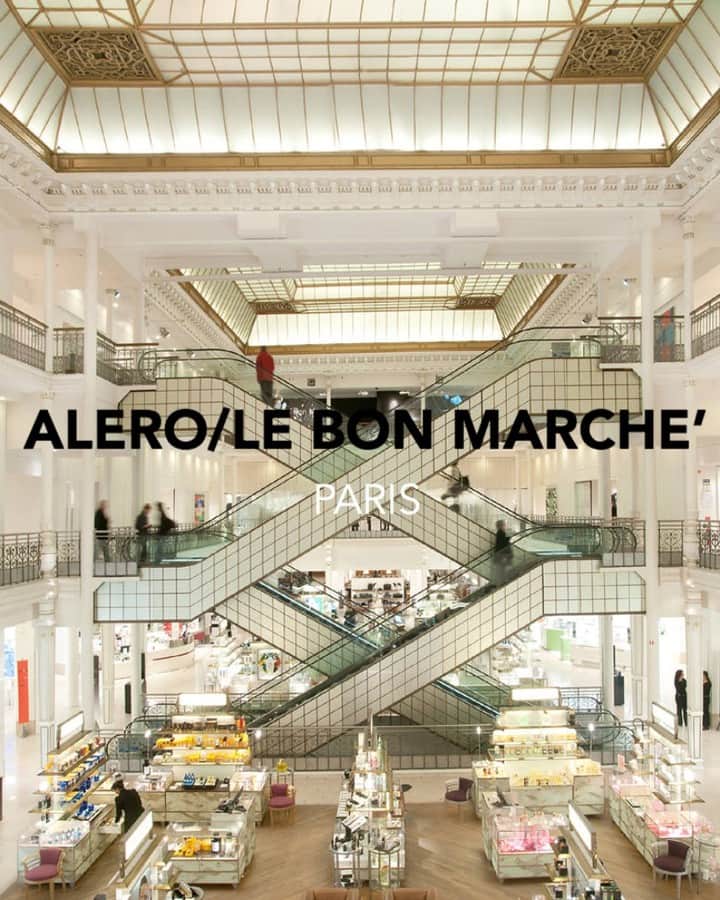 アルエロデザインのインスタグラム：「Alero/Le Bon Marche’ Rive Gauche, Paris...#eyewear #sunglasses #handmade #madeinitaly #paris #france #fashion #glamour #moda #lebonmarché #store #parisfashionweek #igersfrance #parisienne #tbt #tagsforlikes」