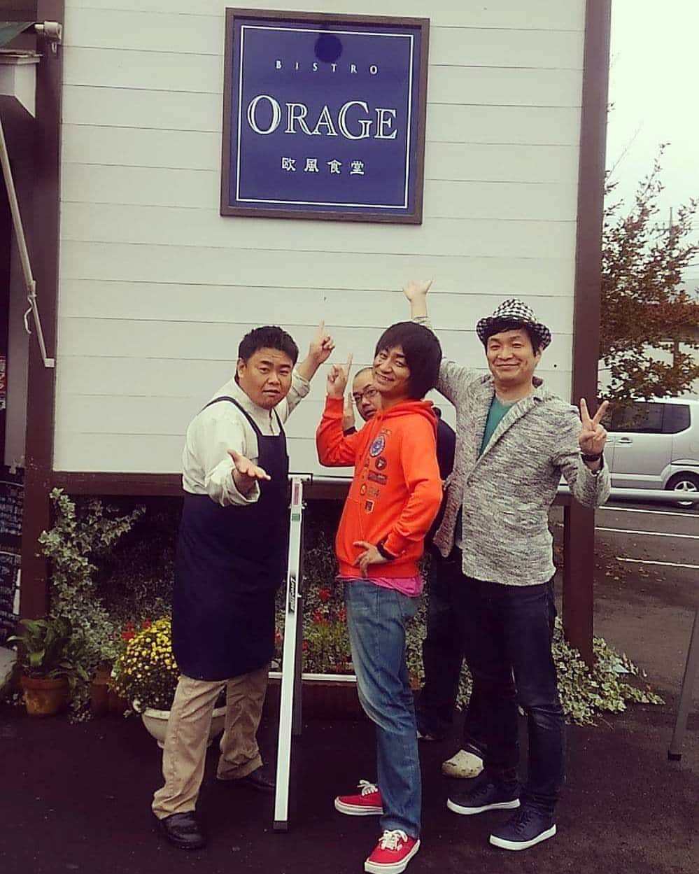 Gたかしさんのインスタグラム写真 - (GたかしInstagram)「オマケ・茨城県桜川市の洋食屋「ORAGE」に途中下車の旅。どうやらGたかしの兄者がやってるお店らしいです。国道50号線で見かけたらぜひ寄ってみてくだちい。」10月14日 16時56分 - g_takashi.kinkin