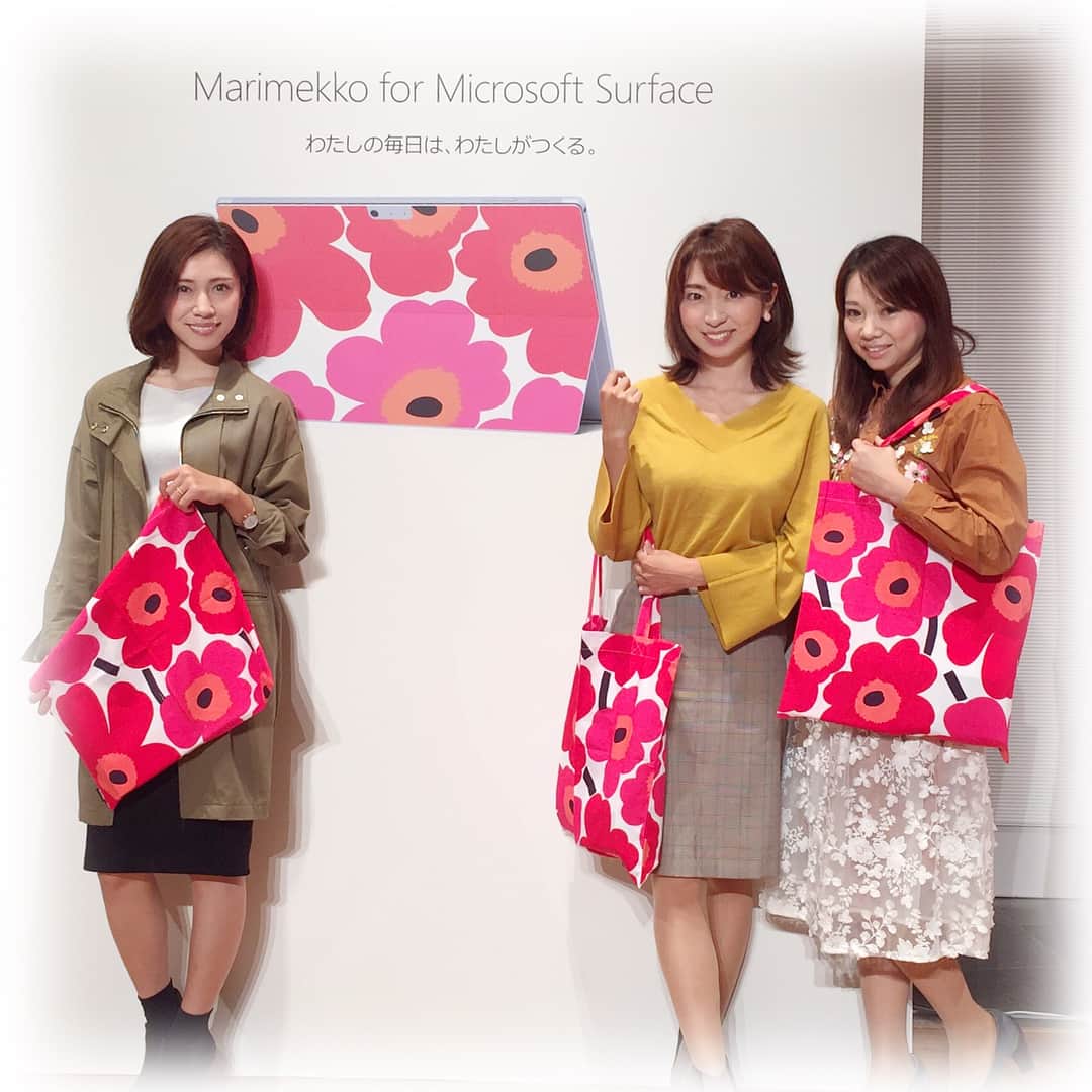 柴本愛沙さんのインスタグラム写真 - (柴本愛沙Instagram)「Marimekko for Microsoft Surfaceのイベントへ♡ いつも使っているパソコンがこんなに可愛かったら、やる気がでるよね！(2枚目ね) ： 社会で女性が活躍する時代。 働く女性への応援がこんな形でもっと広がるといいなぁ✨ ワーキングウーマン、もっと頑張ろう！と思いました♡ ： #marimekko #surface #PR #マリメッコ #サーフェイス #コラボ #PC #女性活躍推進 #ワーキングウーマン #event #ワークライフバランス #worklife #instagood  #photooftheday  #picoftheday #instadaily #igers #all_shots #webstagram  #instacool #photo #follow #followme」10月14日 19時15分 - aisa_shibamoto