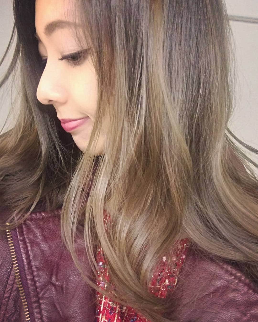 杉山由紀子のインスタグラム：「new♥️ * 今日はユーフォリア新宿店のげんやさんにカットカラーしていただきました✨ * 髪もかるく切って気分すっきり♥️ * * #杉山由紀子 #followme #japan #tokyo #girl #model #モデル #読者モデル #読モ #サロモ #お気に入り #おすすめ #hair #salon #cut #color #ユーフォリア #新宿」