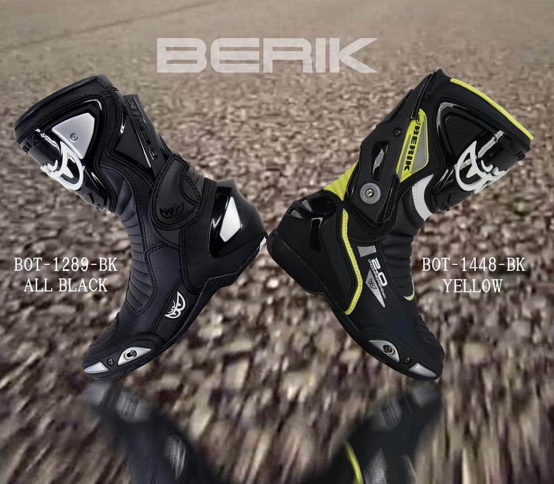 berikさんのインスタグラム写真 - (berikInstagram)「BERIK Racing Boots BOT-1289-BK ALL BLACK BOT-1448-BK YELLOW ------------------ #berik #arlenness #berikbrand #biker #bikes #bikers #motorbike #motorcycle #follow #honda #yamaha #kawasaki #suzuki #フォロー #いいね #バイク #ツーリング #サーキット #ホンダ #ヤマハ #カワサキ #スズキ #ベリック #アレンネス」10月16日 21時02分 - berik__official