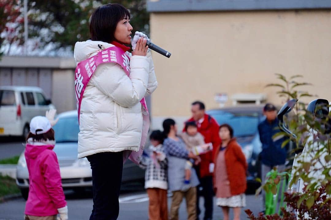 池田真紀のインスタグラム：「#衆議院議員候補 #北海道 #第５区 #立憲民主党 #池田まき #北広島市」