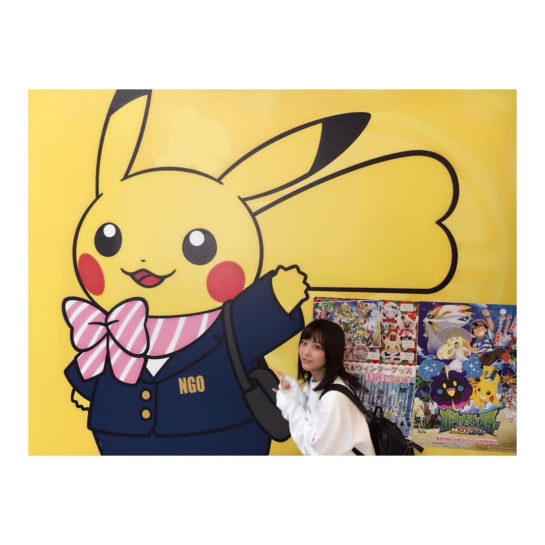 のインスタグラム：「⚡️⚡️⚡️⚡️ #pokemon #ピカチュウ #セントレア #ポケモンセンター #ngo #cute #anime #me #pikachu」