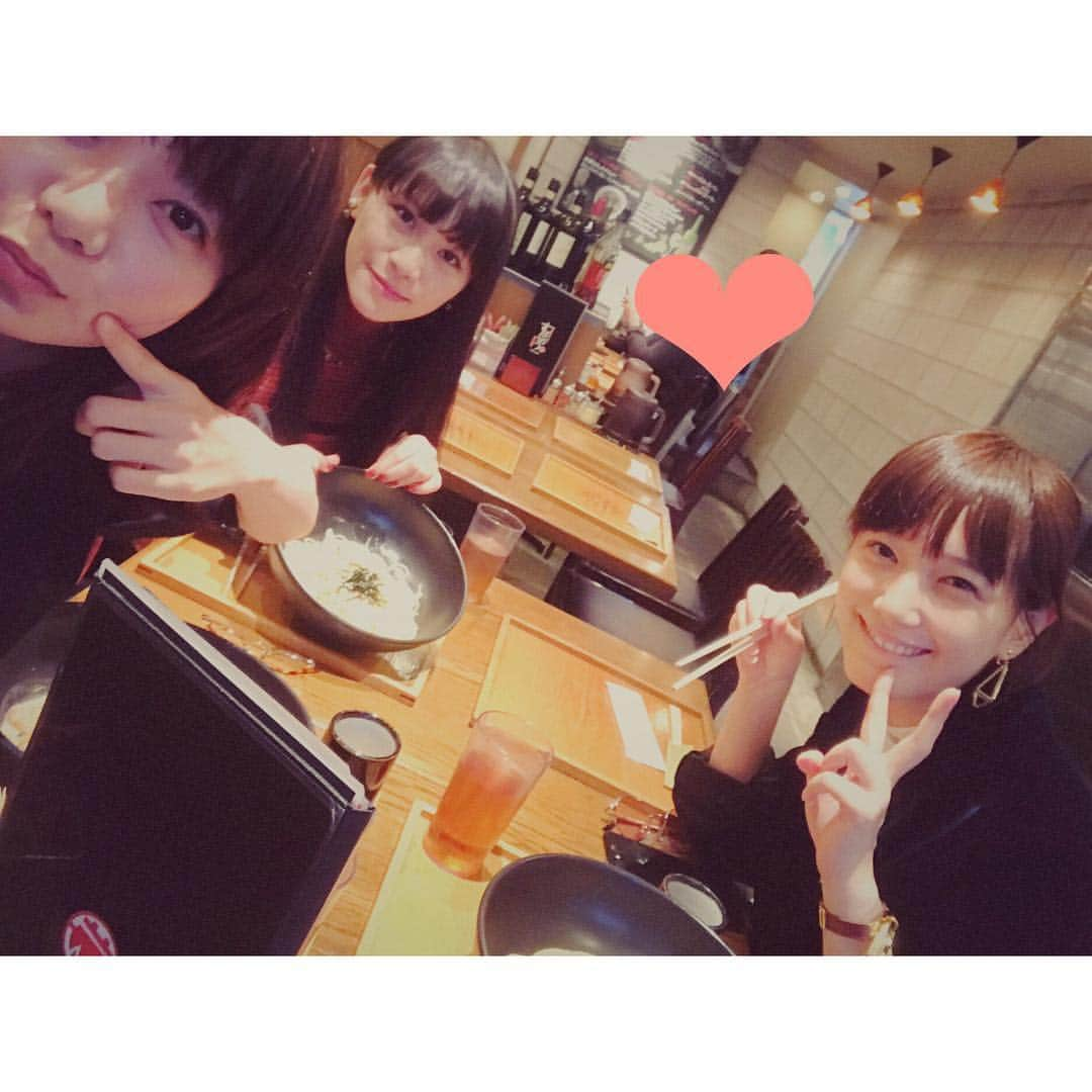 本田翼さんのインスタグラム写真 - (本田翼Instagram)「🍽 女子会@すぱじろう #あーちゃん #カンちゃん」10月20日 19時50分 - tsubasa_0627official