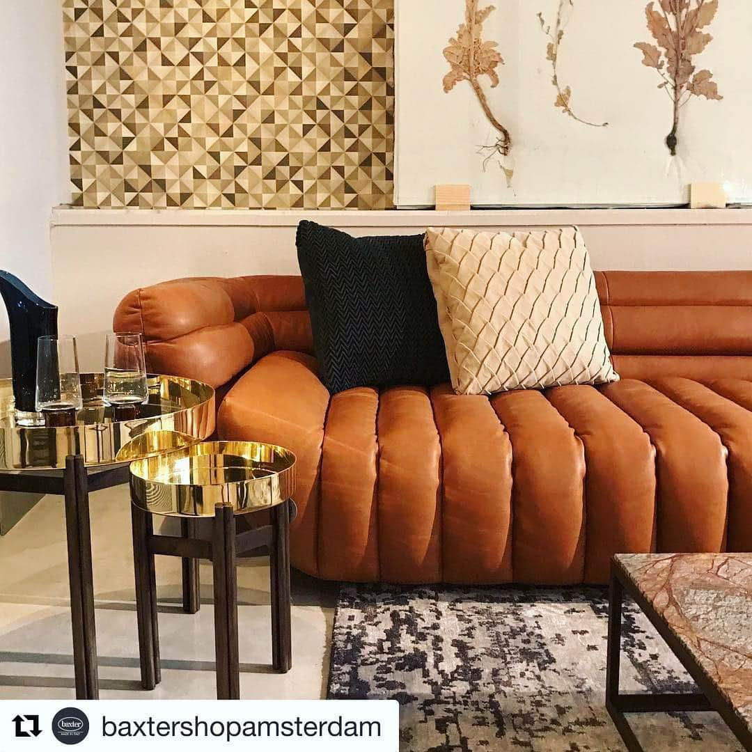 Baxter Japan / バクスター ジャパンさんのインスタグラム写真 - (Baxter Japan / バクスター ジャパンInstagram)「#Repost @baxtershopamsterdam (@get_repost) ・・・ Ohlala! Beautiful Baxter Tactile Sofa! #sidetables by @gallottieradice, #cushions and #sofa by @baxtermadeinitaly #carpet by @carpetlinq, #coffeetable by @januamoebel #baxtermadeinitaly #edha #edhainterieur #baxtershopamsterdam #museumdistrict #amsterdam #leather #furniture #baxterjapan #baxtertokyo #baxter #madeinitaly #バクスター #バクスタージャパン #バクスタートーキョー #ソファー #ソファ #vincenzodecotiis」10月21日 21時16分 - baxter_japan