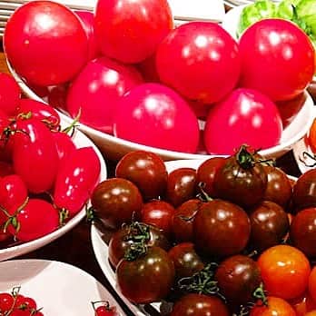 ヴィットリオ ポモドーロ ツキジのインスタグラム：「. ✨🍅トマト好き、集まれ‼︎🍅✨ https://r.gnavi.co.jp/g117418/ . トマトだけのメニューもご用意🍅⤴︎ . 様々な品種のトマトを盛り合わせにします☀️ . あま～い、あまずっぱい、など 普段食べることのできない トマトをお召し上がりください🍅 . . ✔️トマト料理もたくさんご用意しております✨ . . #VittorioPomodoroTsukiji  #ヴィットリオポモドーロツキジ  #築地 #築地市場  #イタリアン  #トマト  #tomato  #ソムリエ  #アヒージョ  #パスタ  #魚介  #シチリア  #ガーリックトースト  #ワイン  #japan  #Vittorio  #Pomodoro  #tsukiji  #港区  #新橋  #バル  #パーティー  #立ち飲み  #地中海  #海外旅行  #旅行  #リゾート  #本格  #合コン  #記念日」