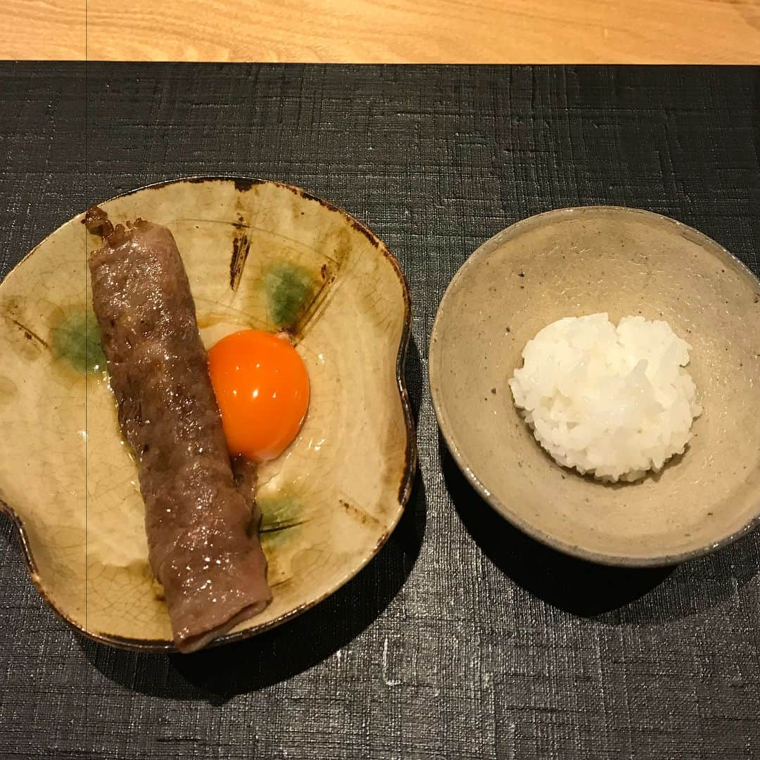 岸川聖也さんのインスタグラム写真 - (岸川聖也Instagram)「美味しい肉料理食べました😋 コースで全品美味しくて、大満足！ また行きたい店になりました！！ #おにく花柳 #肉割烹 #ミシュラン」10月24日 21時00分 - seiya_kishikawa