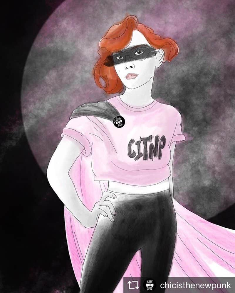 ケリーアンさんのインスタグラム写真 - (ケリーアンInstagram)「This is so cool!!!💕 I always wanted to be a super hero as a kid!🙏😹still one of my dreams.⭐️ Repost from @chicisthenewpunk Super Kelly-Ann 💪🏼🌖 thanks for this artwork to my talented friend @papajewels @kellysoooreal @citnpparis #kellyann #chicisthenewpunk #art #artist #artwork #citnp #superhero #paris #tokyo #avengers #marvel #dc」10月25日 19時41分 - kellysoooreal