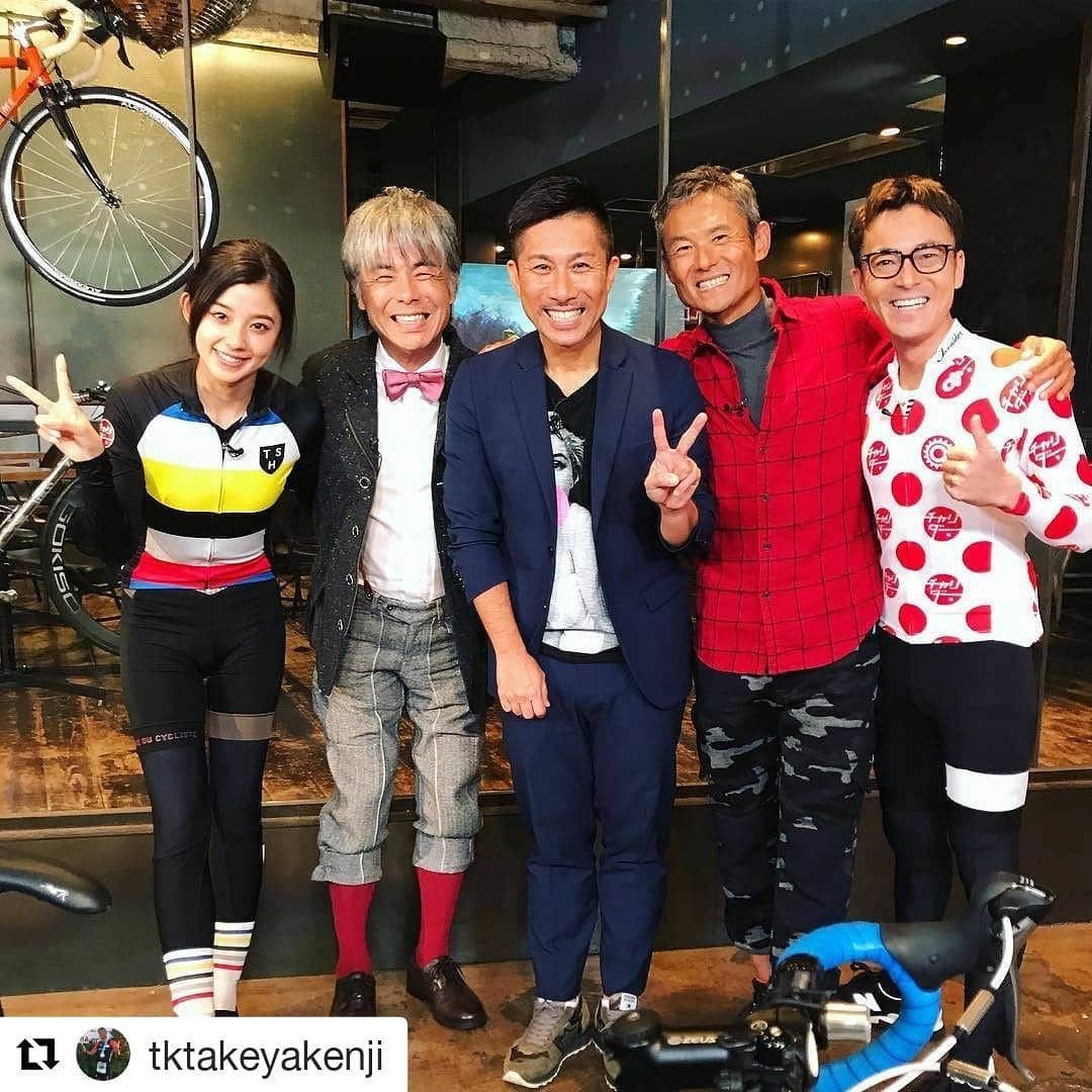 前園真聖さんのインスタグラム写真 前園真聖instagram 11 25の放送のチャリダーに初出演です チャリダー 自転車 坂バカ うじきつよし 朝比奈彩 竹谷賢二 猪野学 前園真聖 10月26日 12時38分 Maezono Masakiyo