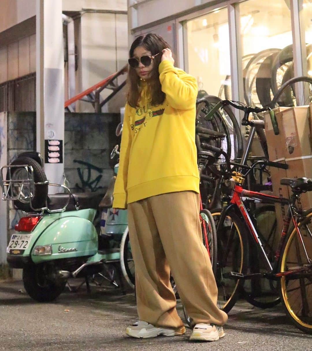 ロザッチのインスタグラム：「style!! #gucci #guccimen #marni #balenciaga #triples #balenciagatriples #balenciagasneakers #balenciagashoes #cococapitan」