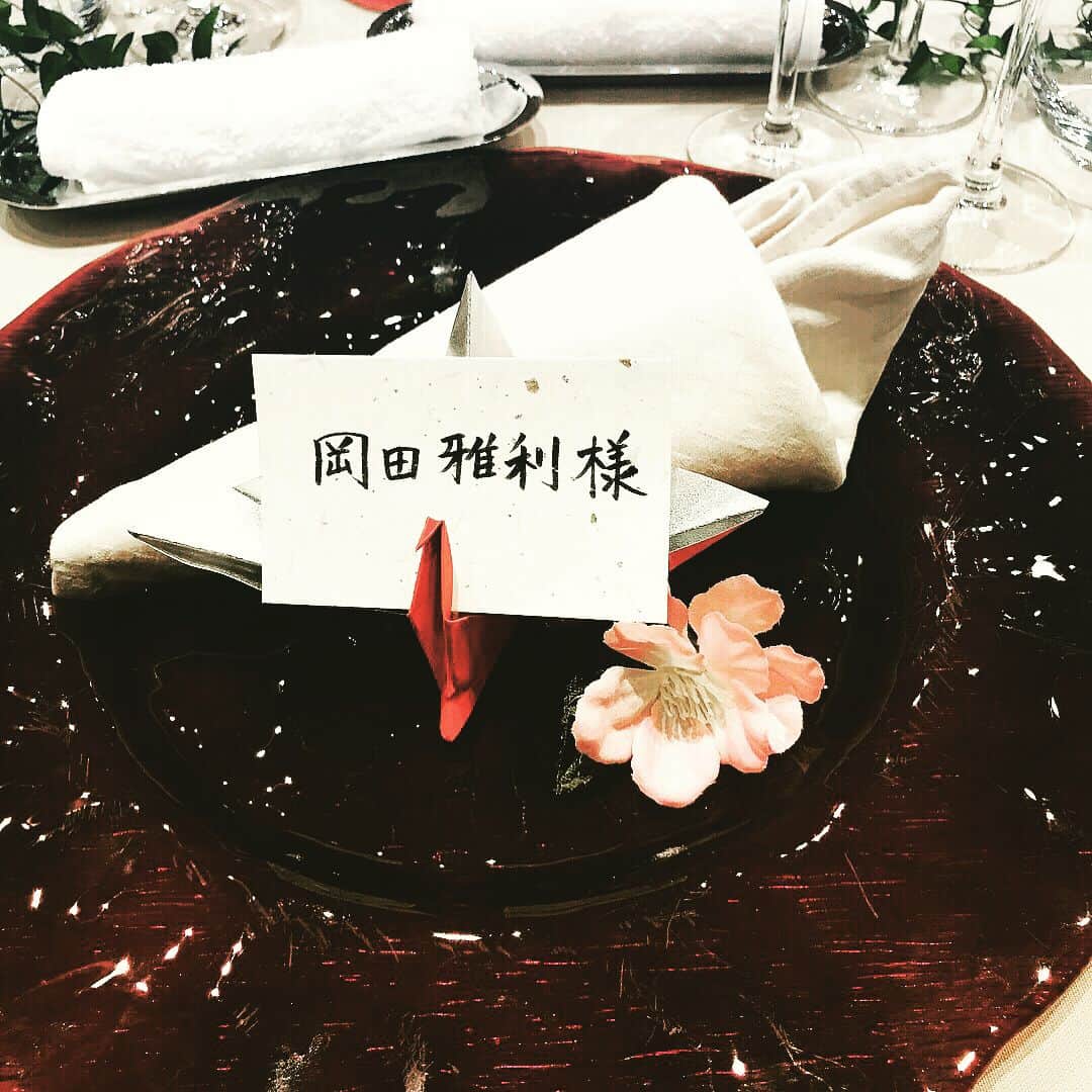 岡田雅利のインスタグラム：「兄の結婚式💒👰🤵 やっと肩の荷が下りた。笑 初心忘るべからず ♯結婚式 #奈良県さいこーーーーーー！❤️笑」
