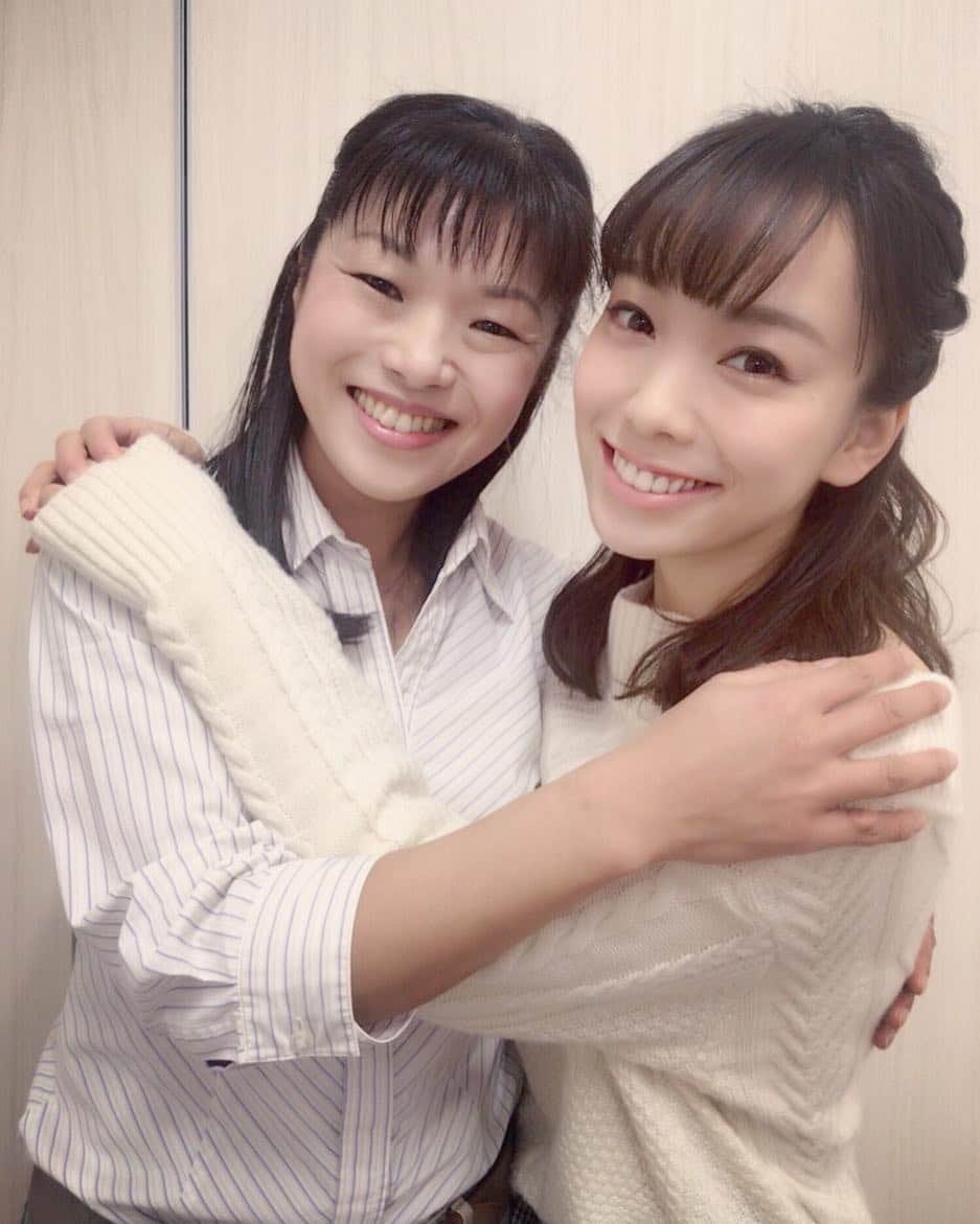 杜このみのインスタグラム：「なかよし土生さんと収録💓 #土生みさおさん #ラブラブ #邦楽レディース #津軽三味線」