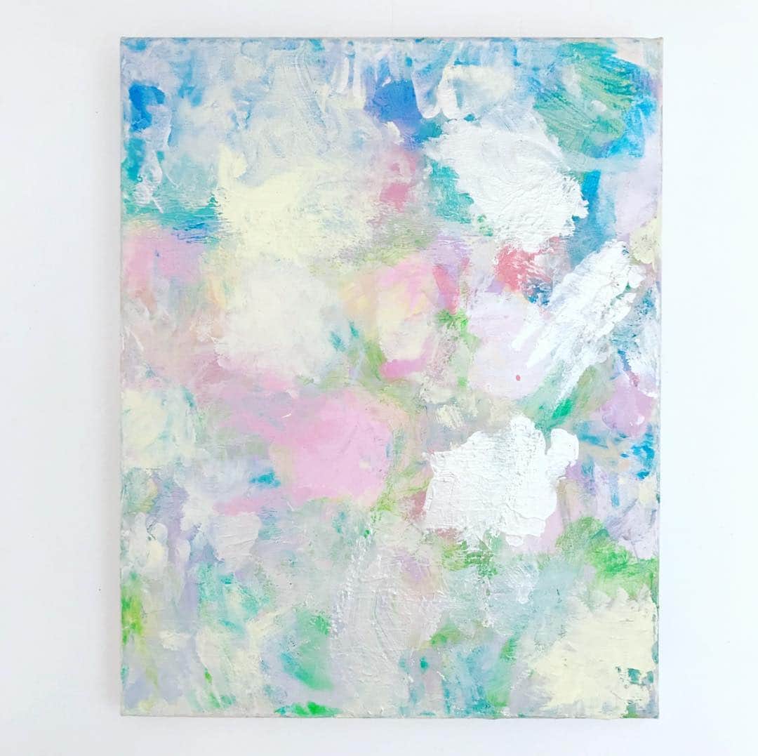 山崎美弥子　絵画　「FLOWERS」 山崎美弥子 絵画 「FLOWERS」